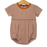 Bentley Bubble Suit - Burnt Orange Stripe