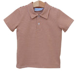 Henry Game Day Polo - Burnt Orange Stripe