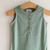 Green Baby Romper