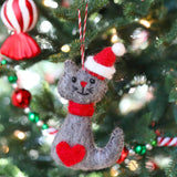Cat Felt  Ornament