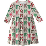 Holiday Bows Pocket Dress