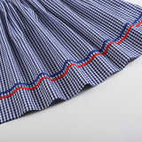 American Flag Gingham Bishop Dress *FINAL SALE*