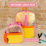 Orange Shimmer Pack-It-All Backpack