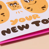 New Tot Potato Baby Letterpress Card