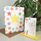 Gold Star Teacher Appreciation Card