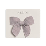 Lilla Muslin Bow Clip