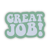 Great Job! Groovy Text Sticker