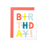 3x Happy Birthday Card