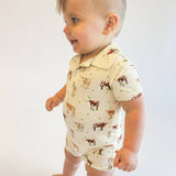 Longhorns Polo Romper