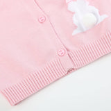 Pink Knit Easter Bunny Cardigan *FINAL SALE*