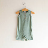 Green Baby Romper