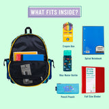Blue Stripes 17 Inch Backpack *FINAL SALE*