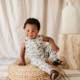 Retro Race Cars Kid's Henley Tank Romper