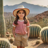 Howdy Vintage Youth Tee - Pink