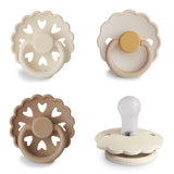 FRIGG Snowflake Dream Silicone Pacifier Pack