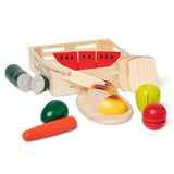 Wooden Play Cutting Food