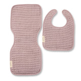 Reversible Bib + Burp Set - Orchid