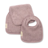 Reversible Bib + Burp Set - Orchid