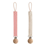 Linen Pacifier Clip Pack