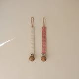 Linen Pacifier Clip Pack
