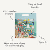 Racecar Reusable Sticker Set