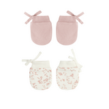 No Scratch Mittens - Rose + French Garden