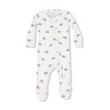 Petite Cowboy Hats Zipper Footie