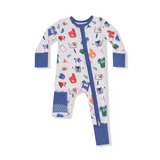 Game Day Zipper Romper