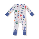 Game Day Zipper Romper