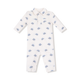 Petite Cowboy Hats Polo Romper