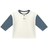 Ocean Long Sleeve Henley Tee