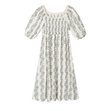Della Dress - Green Vines