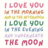 Skidamarink Lyrics Print