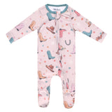 Cheyenne Zip Up Footie Pajamas