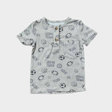 Team Sports Henley Kids Shirt