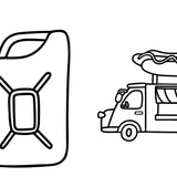 My First Big Book of Trucks Coloring Book