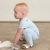 Celestial Short Sleeve Button Romper