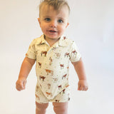 Longhorns Polo Romper