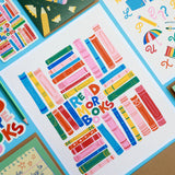 Read More Books Wall Art Print