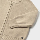 Boy's Knit Cardigan - Beige Heather