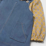 Medium Denim Overall Dress + Shirt