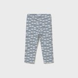 Printed Leggings - Blue Bell
