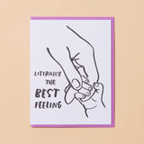 Tiny Hand New Baby Letterpress Card