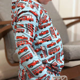 Fire Trucks Two Piece Pajama Set