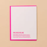 Made a Human Letterpress Baby Card