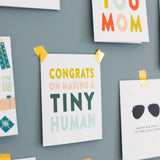 Congrats on Making a Tiny Human Card