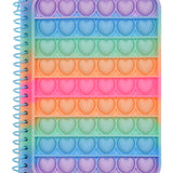 Happy Stripe Popper Notebook