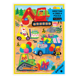 Construction Site Birthday Greeting Card Puzzle