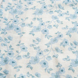 Blue Vines Short Sleeve Flutter Dress