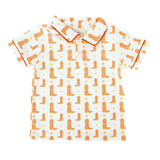 Burnt Orange Boots Polo Tee